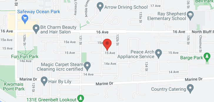map of 13223 15TH AVENUE